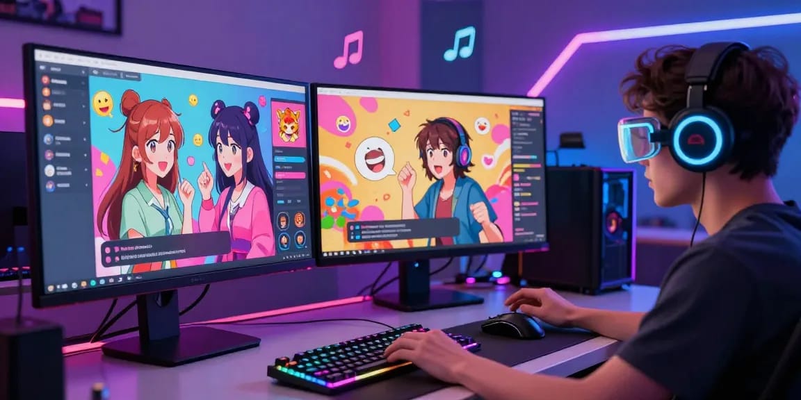Engaging AI ecchi chat scene featuring vibrant characters and user interaction for immersive experience.