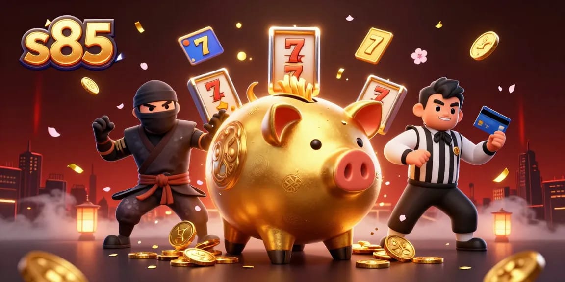 Spin the slots with s85’s dynamic casino adventure featuring gold, luck, and gaming excitement.