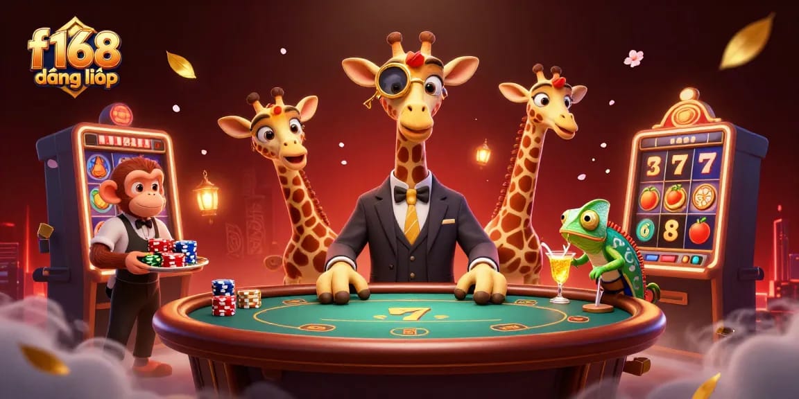 Experience winning strategies at f168 đăng nhập with a vibrant 3D casino scene.