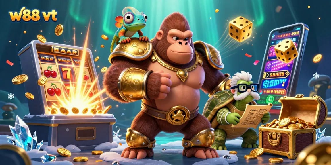 Chơi cá cược tại w88 vt với hàng loạt giải thưởng từ slot game và casino trực tuyến.