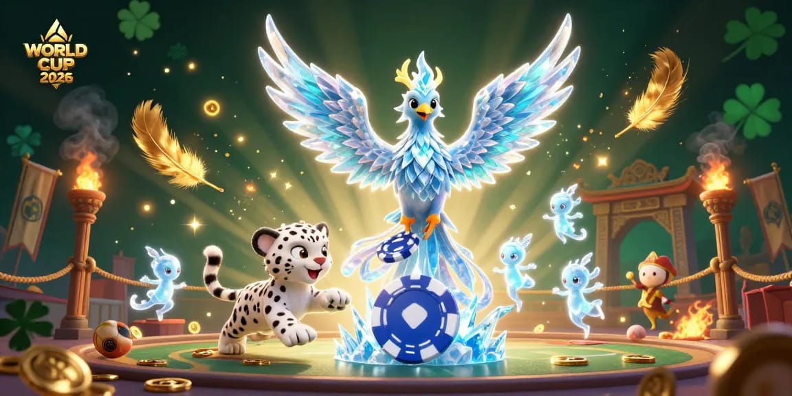 Bet on the excitement of WORLD CUP 2026 with vibrant 3D characters showcasing the festive spirit of gaming.