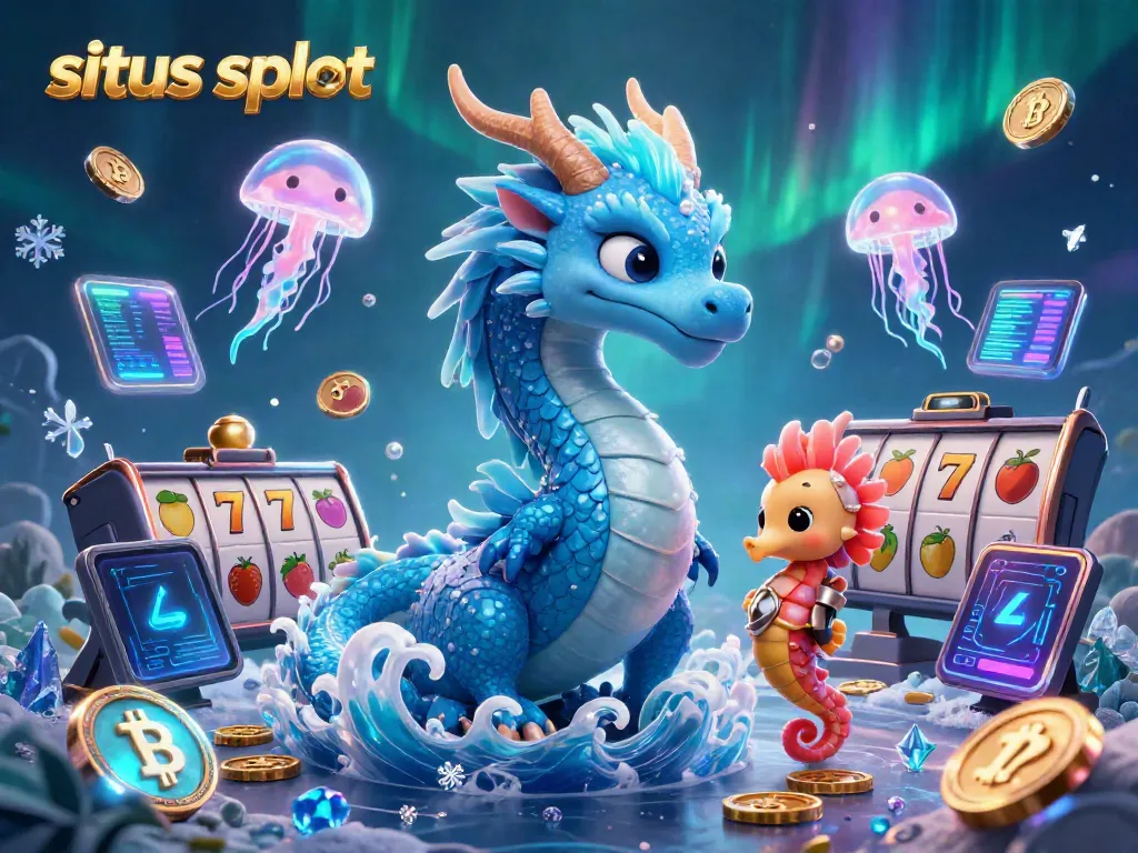 Experience thrilling situs slot action with vibrant characters and elements in a dynamic 3D casino scene.