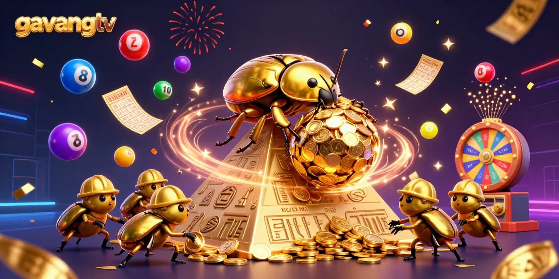 Engage with gavangtv's thrilling gambling scene featuring colorful lottery elements and vibrant prizes.