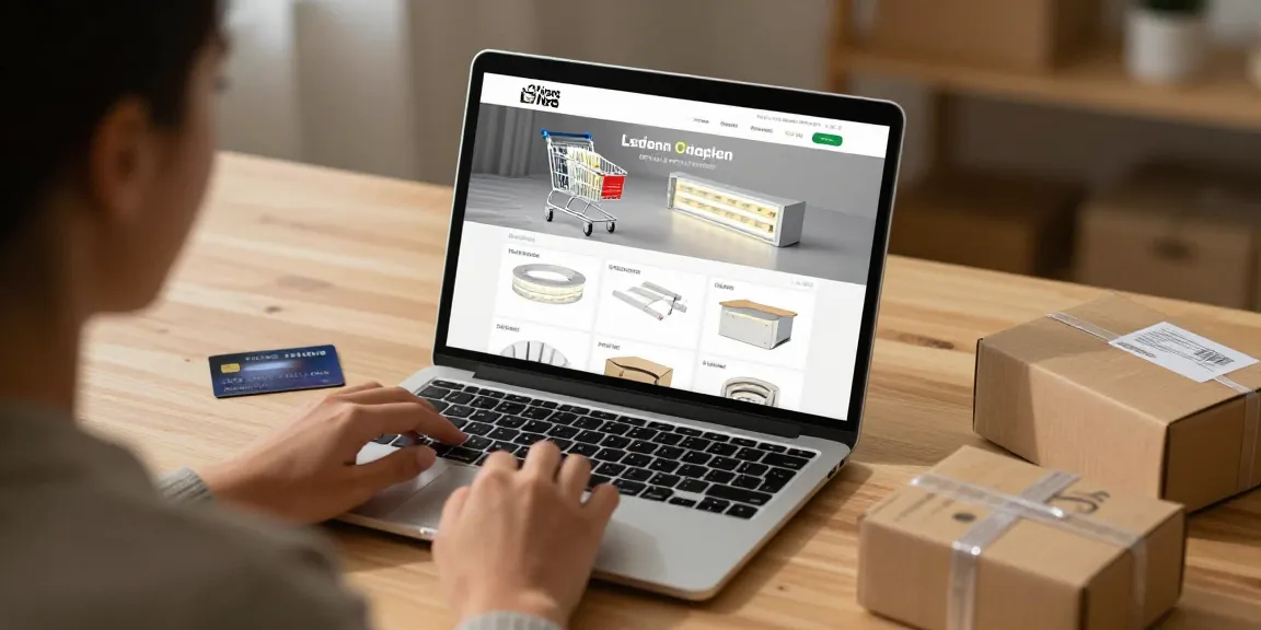 Banda led showcasing best deals in an online shopping experience.