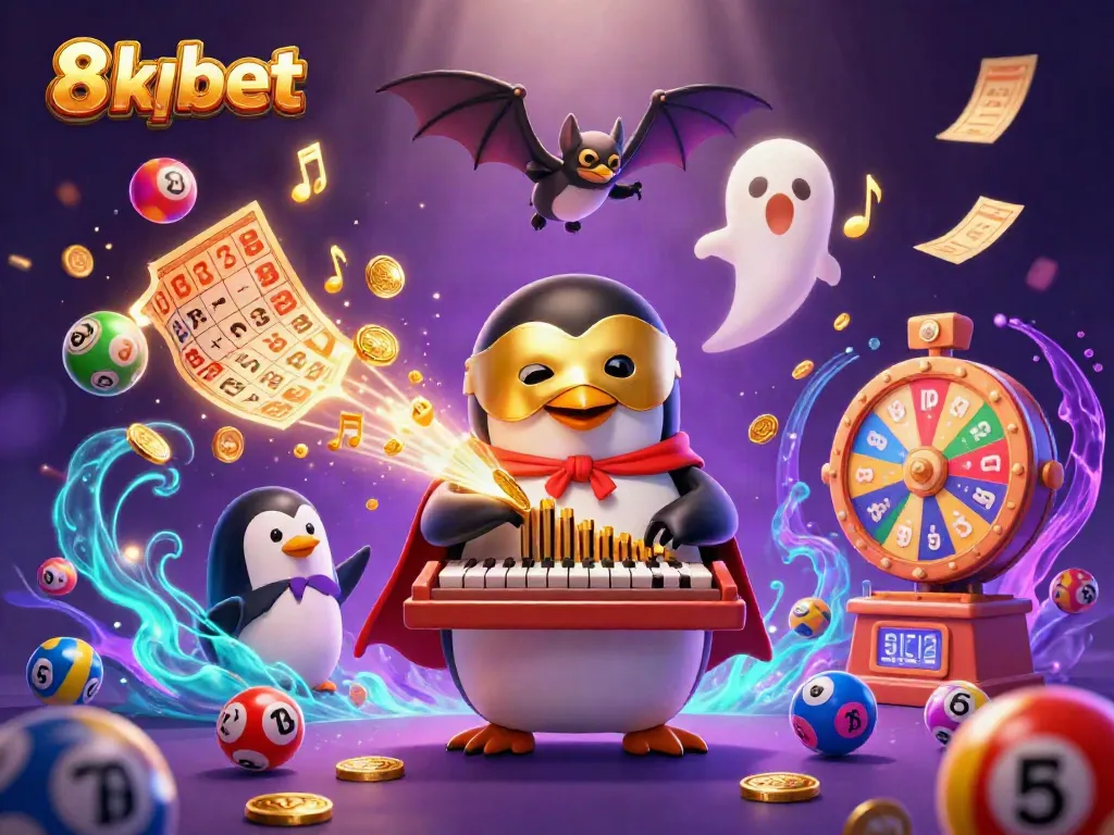 Experience thrilling gaming with 8xbet as you win with colorful lottery balls and golden prizes.