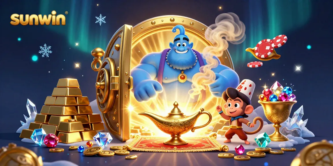 Spin and win with sunwin's dynamic online casino gaming scene filled with treasures and excitement.
