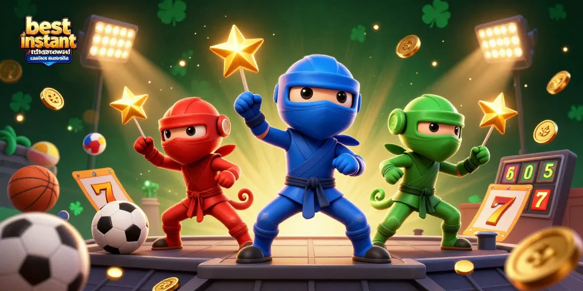 Engage with the best instant withdrawal casinos Australia featuring vibrant 3D chameleons and dynamic casino elements.