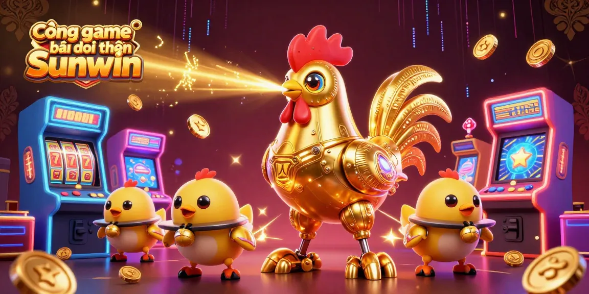 Engage with the vibrant gameplay of Cổng game bài đổi thưởng Sunwin featuring a lively 3D cartoon scene.